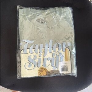 Taylor Swift Blue Green Long Sleeve Tee Shirt M Medium From The Vault 1989 Top